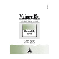 Акварелна боя Maimeri Blu – половин ваничка 1.5 ml – Зелена земя