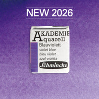 Акварелна боя Schmincke AKADEMIE 1/2 ваничка - Golden pink – 441 Синьо-виолетово