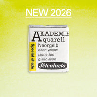 Акварелна боя Schmincke AKADEMIE 1/2 ваничка - Golden pink – 950 Неоново жълто