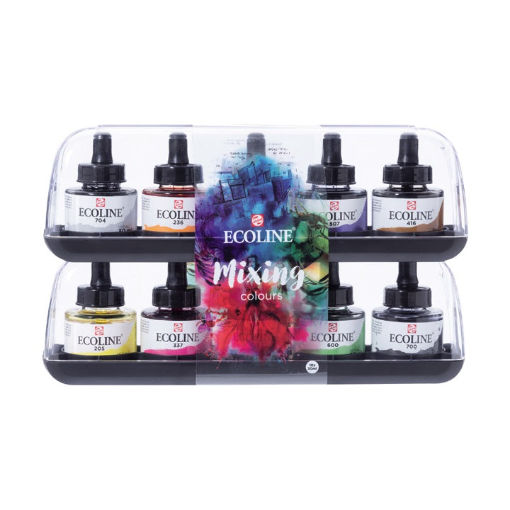 Акварелни бои Ecoline Sada Mixing Colours - 10 x 30 мл — изображение 1