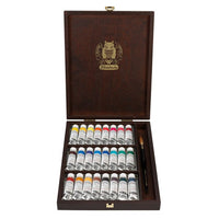 Акварелни бои Schmincke HORADAM в дървена кутия 24x15ml — изображение 2
