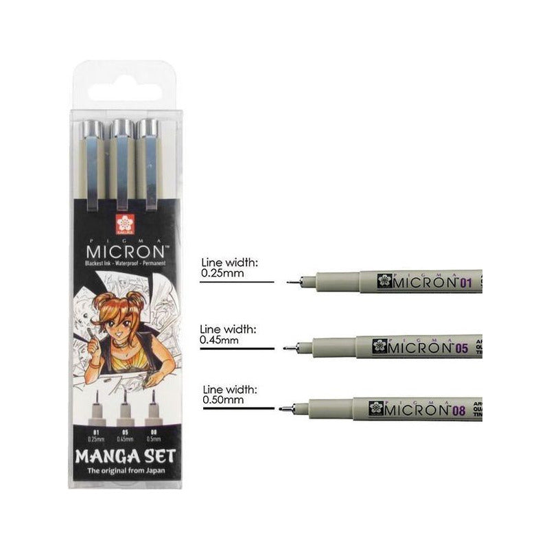 Акварелни четкови маркери SAKURA Koi Coloring Brush Manga