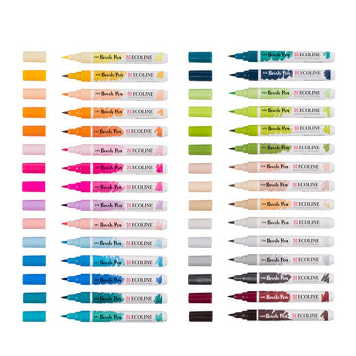 Акварелни химикалки Ecoline Brush Pen 30 бр. — изображение 2
