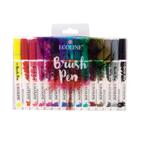 Акварелни маркери Ecoline Brush Pen - 15 части комплект — изображение 1