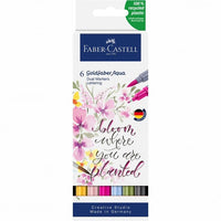 Акварелни маркери Goldfaber Aqua Dual комплект Lettering - 6 бр — изображение 1
