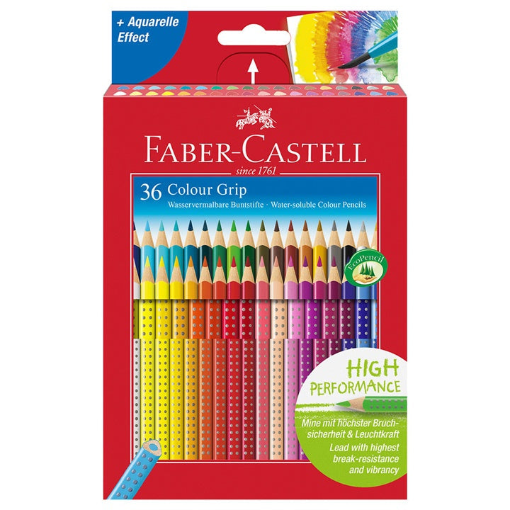 Акварелни моливи Faber-Castell Grip - комплект от 36 цвята — изображение 1