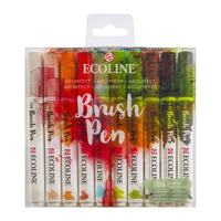 Акварелни писалки Ecoline Brush Pen Architect — изображение 1