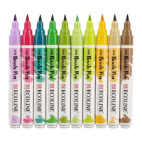 Акварелни писалки Ecoline Brush Pen Botanic — изображение 3
