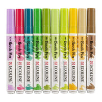 Акварелни писалки Ecoline Brush Pen Botanic — изображение 5