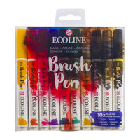 Акварелни писалки Ecoline Brush Pen Dark — изображение 1