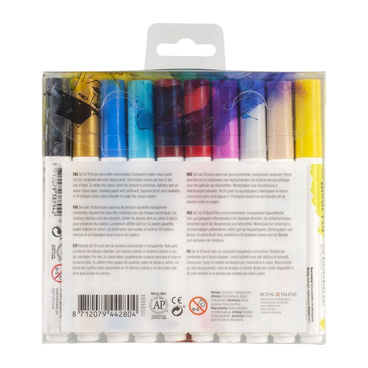 Акварелни писалки Ecoline Brush Pen Fashion — изображение 2