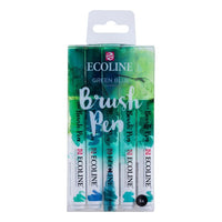 Акварелни писалки Ecoline Brush Pen Green Blue — изображение 1