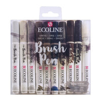 Акварелни писалки Ecoline Brush Pen Greys — изображение 1