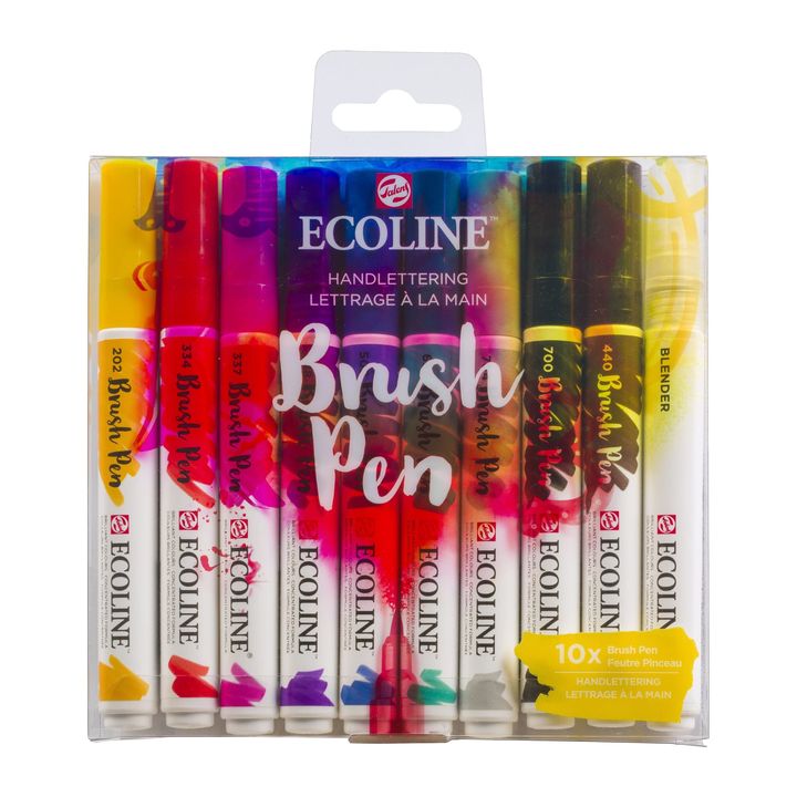 Акварелни писалки Ecoline Brush Pen Hand Lettering — изображение 1