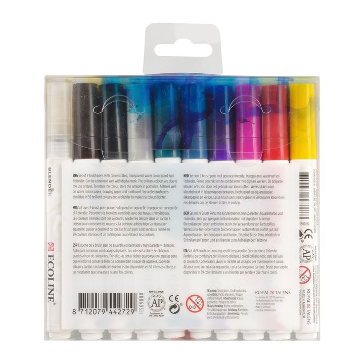 Акварелни писалки Ecoline Brush Pen Hand Lettering — изображение 2