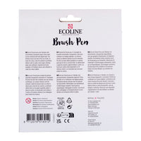 Акварелни писалки ECOLINE BRUSH PEN пастел 10 бр. — изображение 5