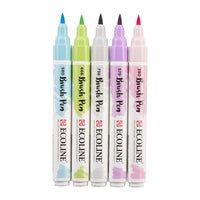 Акварелни писалки Ecoline Brush Pen Pastel — изображение 3