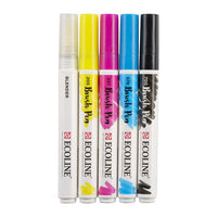 Акварелни писалки Ecoline Brush Pen Primary — изображение 4