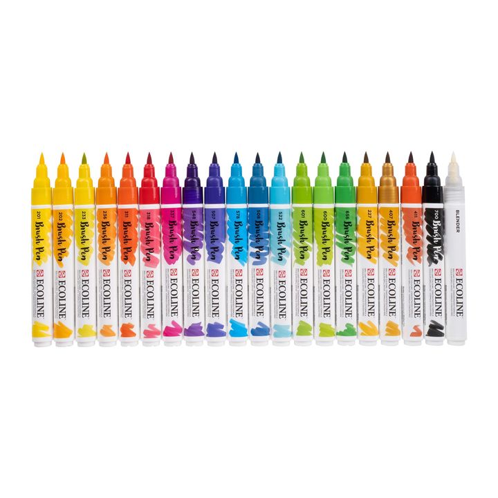 Акварелни писалки Ecoline Brush Pen — изображение 2