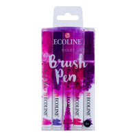 Акварелни писалки Ecoline Brush Pen Violet — изображение 1