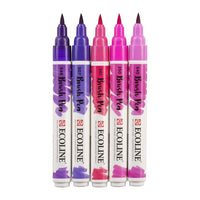 Акварелни писалки Ecoline Brush Pen Violet — изображение 3