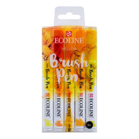 Акварелни писалки Ecoline Brush Pen Yellow — изображение 1