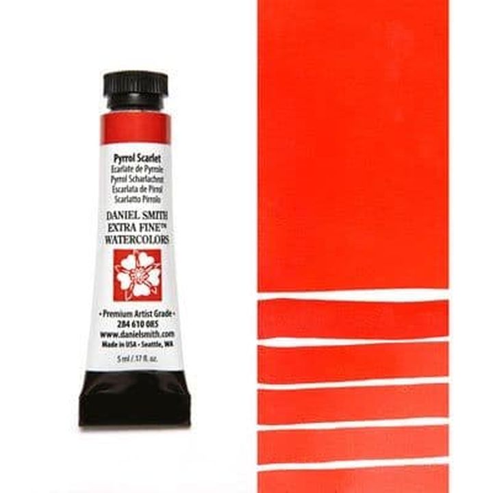 Акварели Daniel Smith Extra Fine – 085 Pyrrol Scarlet