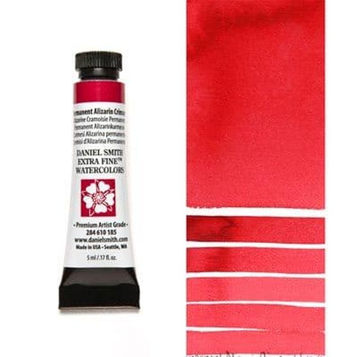 Акварели Daniel Smith Extra Fine – 185 Permanent Alizarin Crimson