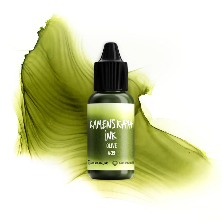 Алкохолно мастило KAMENSKAYA A-LINE 15ml - A-39 маслини
