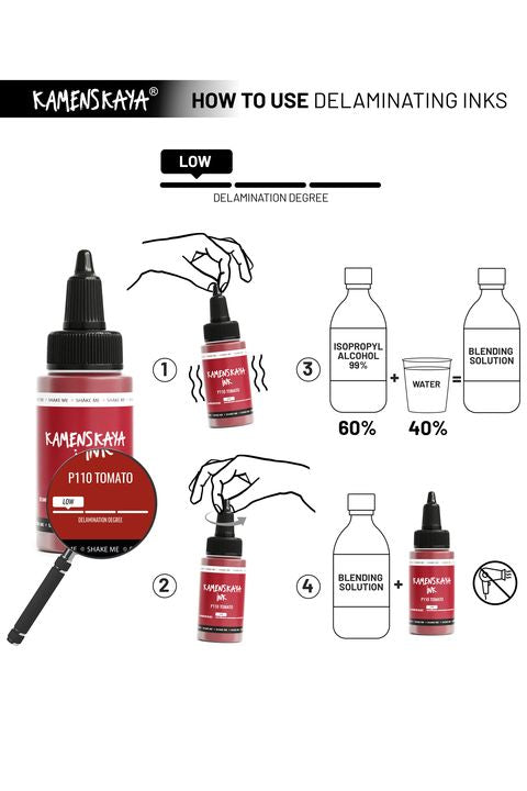 Алкохолно мастило KAMENSKAYA DELAMINATING 30ml — изображение 2