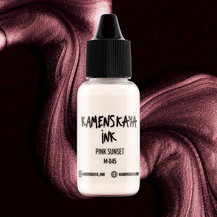 Алкохолно мастило KAMENSKAYA NACRE CHAMELEONS 15ml – M-045 Розов залез