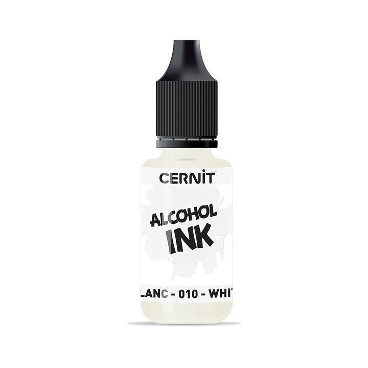 Цветно мастило на алкохолна основа CERNIT 20 ml – 010 бяло