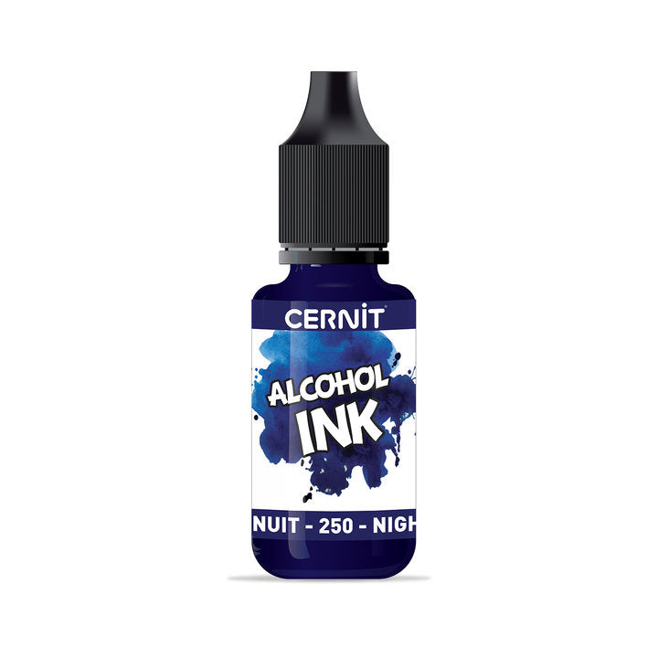 Цветно мастило на алкохолна основа CERNIT 20 ml – 250 нощно синьо