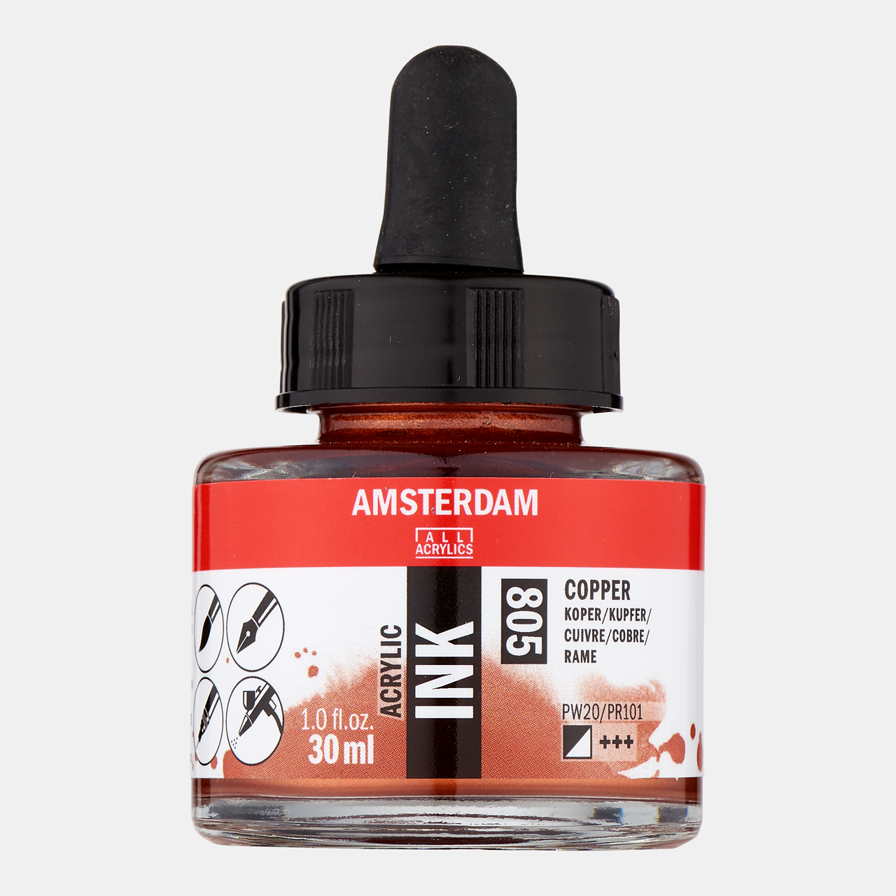 ROYAL TALENS Amsterdam Acrylic Ink акрилно мастило 30 ml – Мед