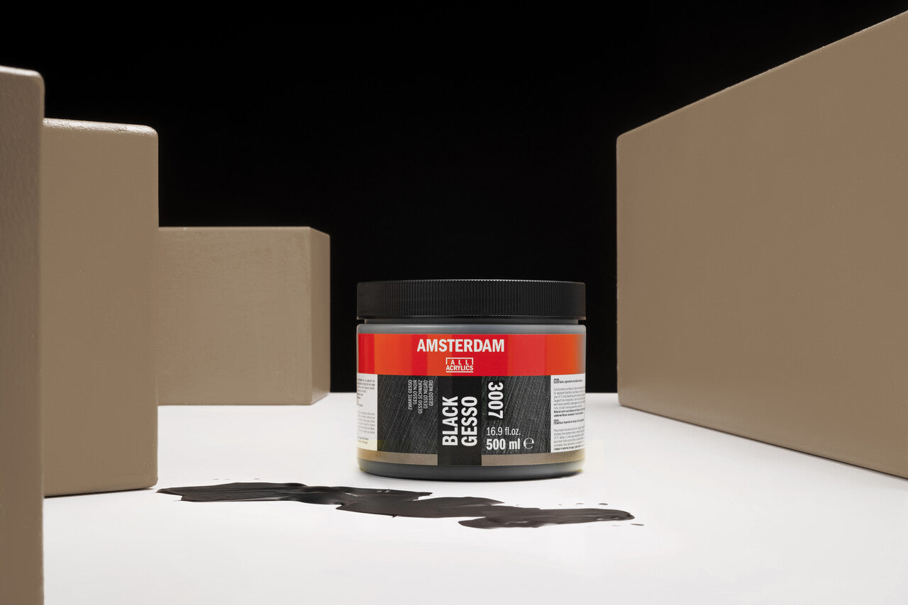ROYAL TALENS Amsterdam черен акрилен гесо грунд 500 ml