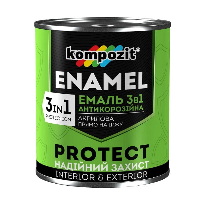 Антикорозионен емайл 3 в 1 KOMPOZIT PROTECT 2,7 кг — изображение 5