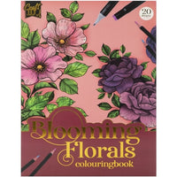 Антистрес книжка за оцветяване BLOOMING FLORALS 20 страници — изображение 1