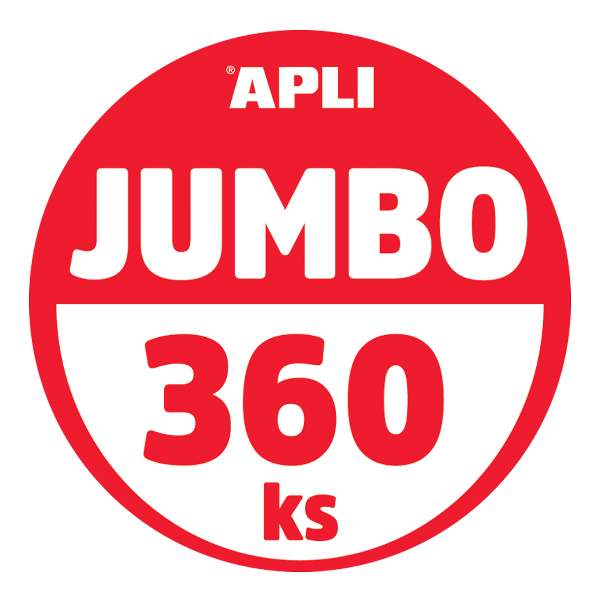 APLI пухкави телчета за моделиране Jumbo pack – 360 бр., микс цветове