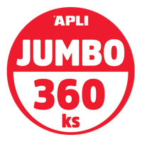 APLI пухкави телчета за моделиране Jumbo pack – 360 бр., микс цветове