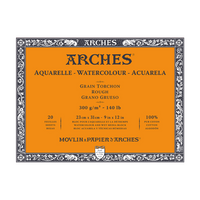 ARCHES акварелен блок Rough натурално бял 300 g/m² 10 – 31 cm - 20 листа