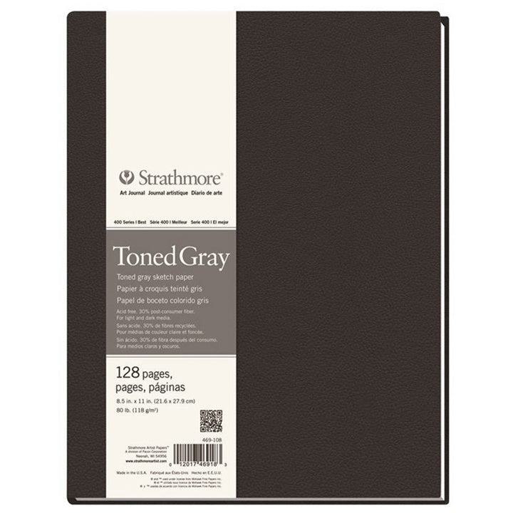 Artbook Strathmore Тонирана хартия Gray твърди корици — изображение 2