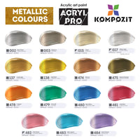 Комплект акрилни бои Kompozit ACRYL PRO BOX 73 x 75 ml