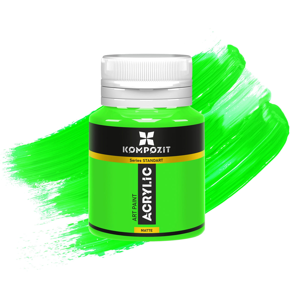 Акрилна боя STANDART Kompozit Fluorescent 20 ml – 112 Флуоресцентно зелено