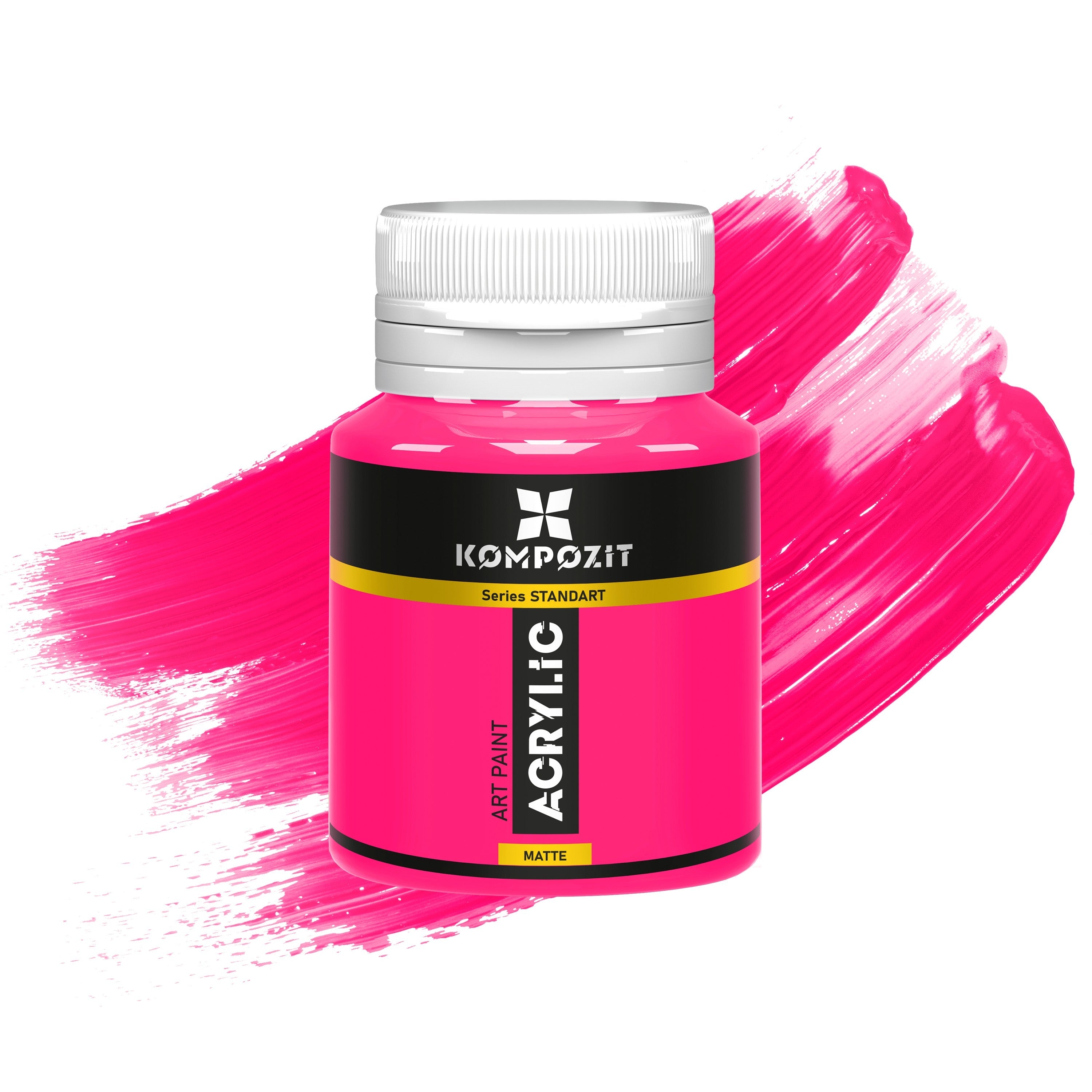Акрилна боя STANDART Kompozit Fluorescent 20 ml – 114 Флуоресцентно розово