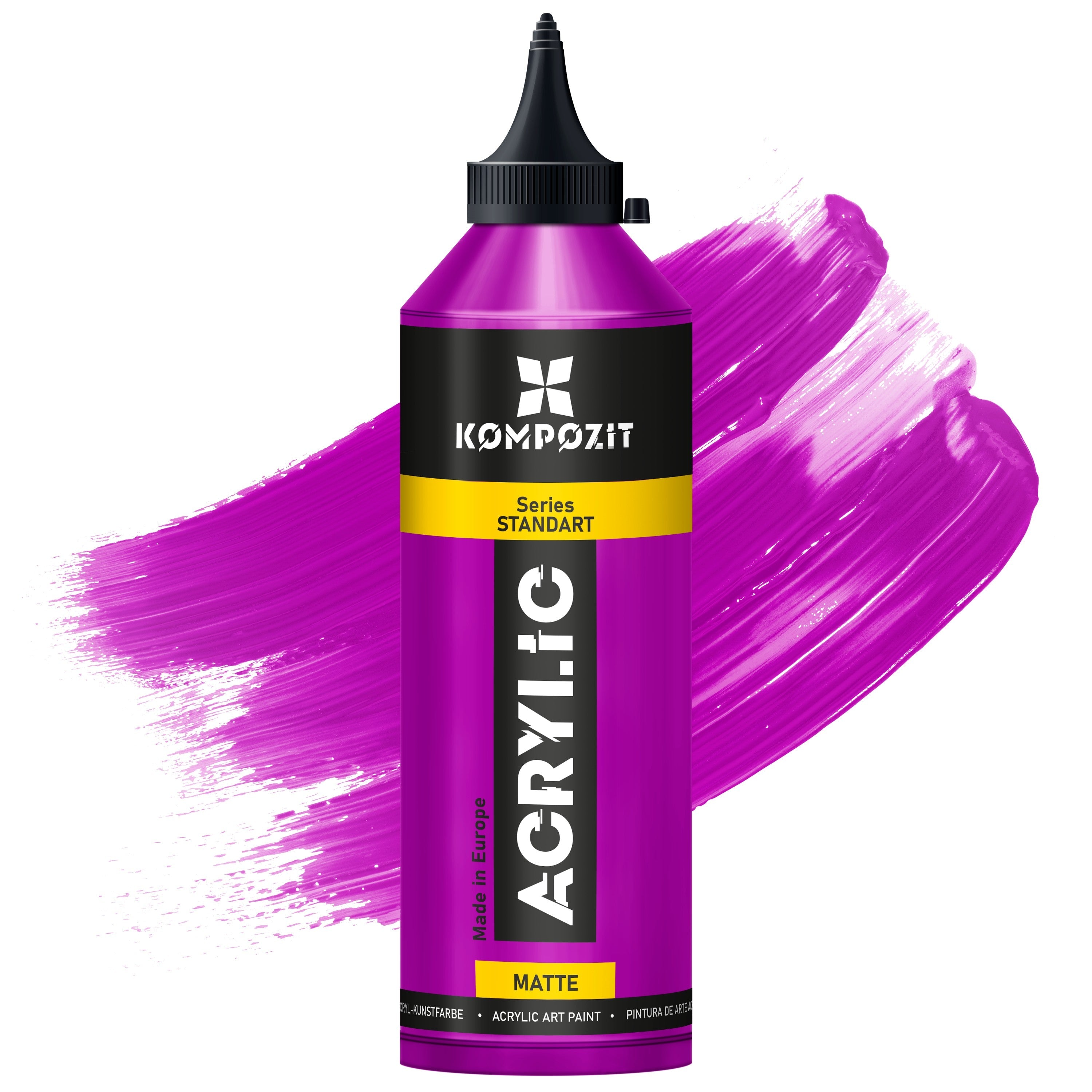 Акрилна боя Kompozit STANDART Fluorescent 500 ml – 115 Флуоресцентно виолетово