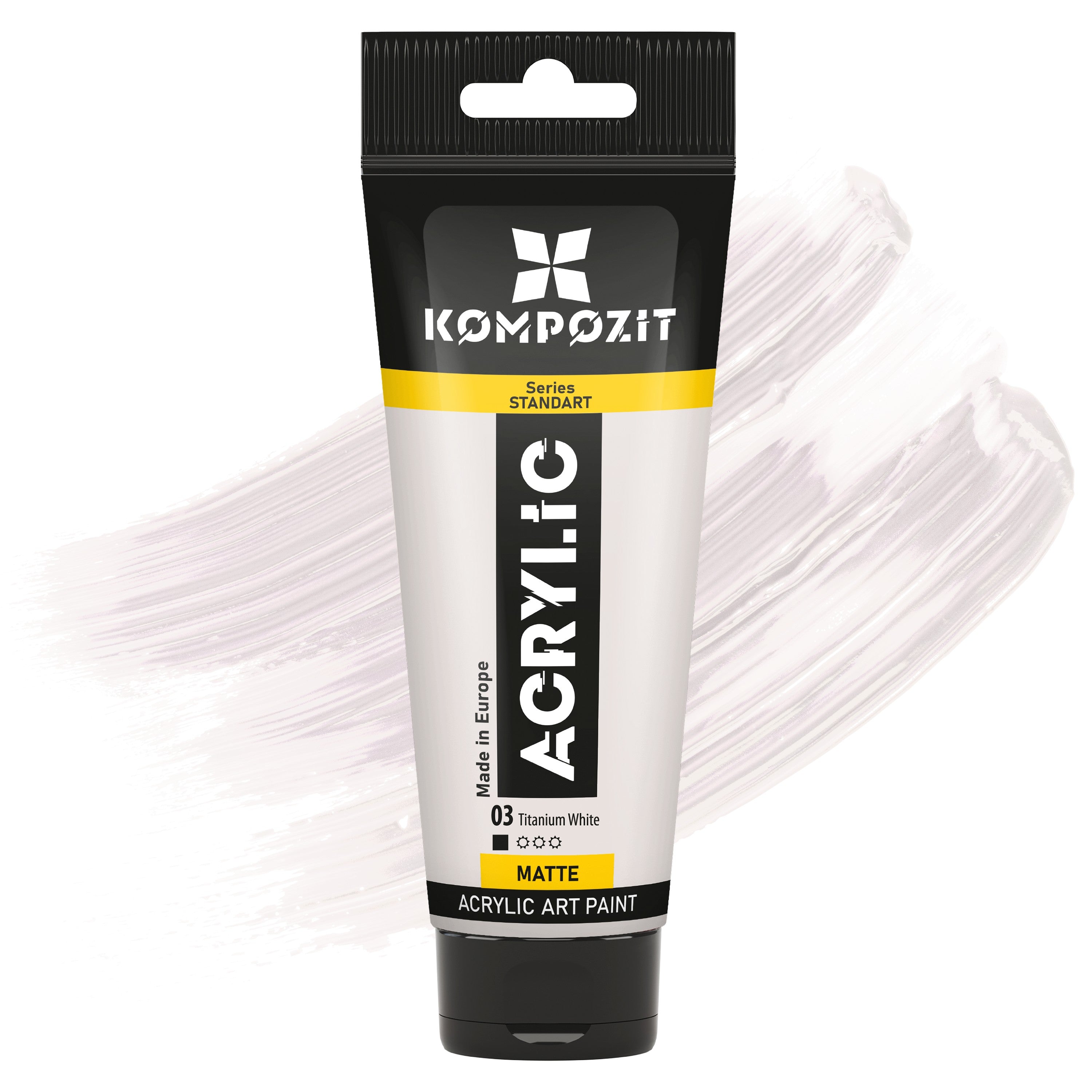 Акрилна боя STANDART Kompozit 75 ml – 03 Титаниево бяло