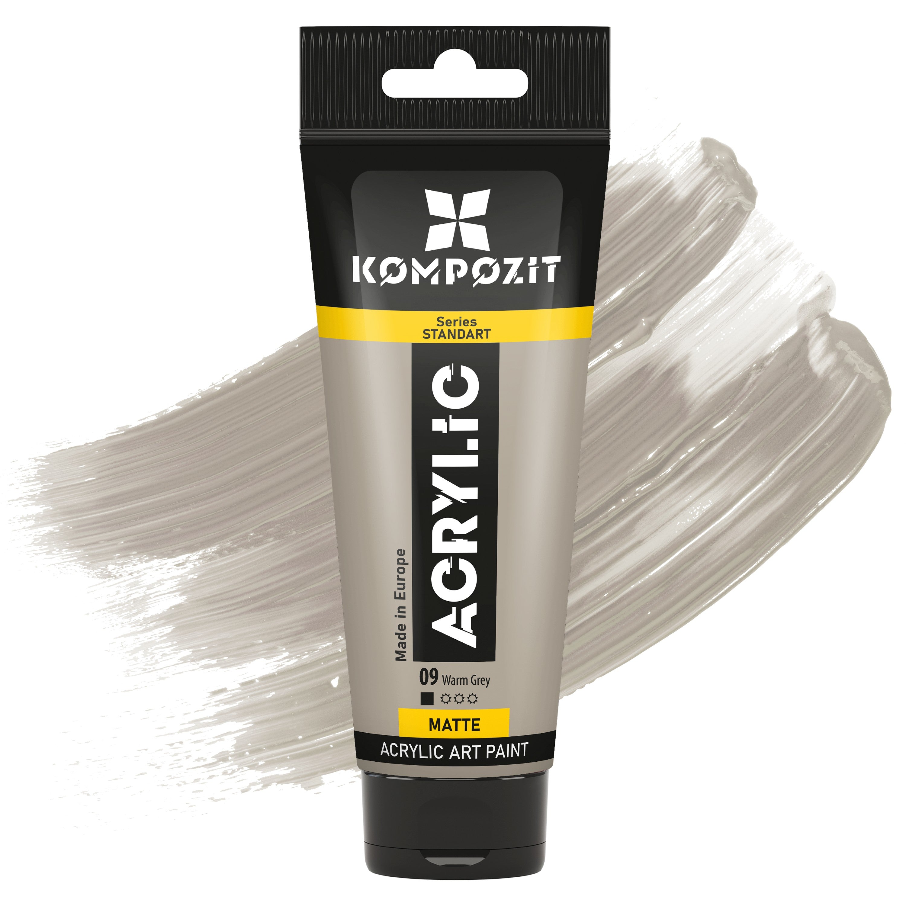 Акрилна боя STANDART Kompozit 75 ml – 09 Топло сиво