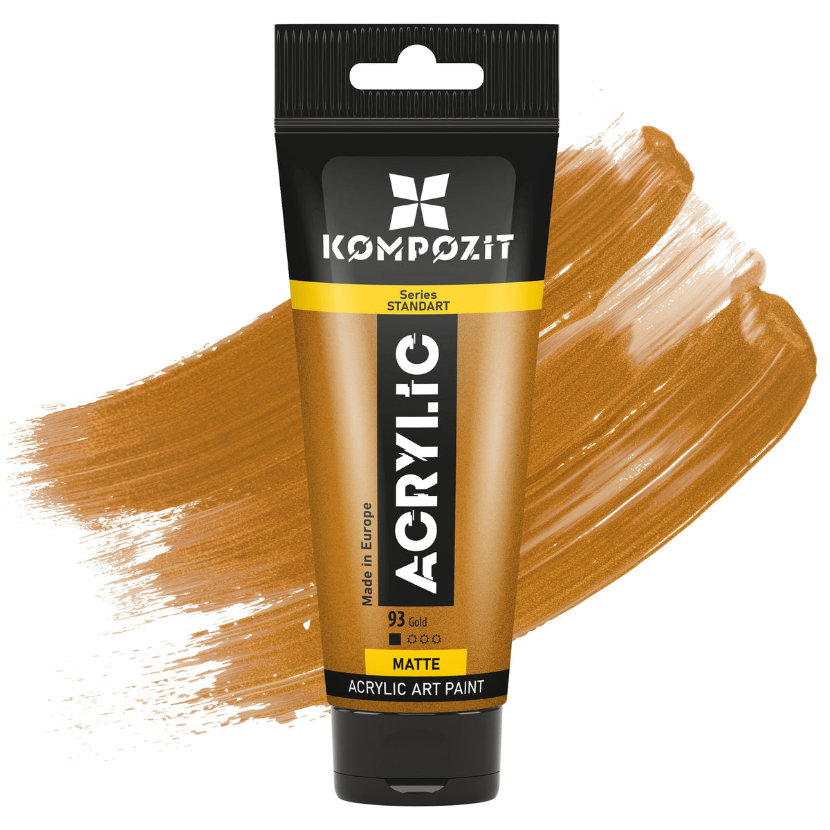 Акрилна боя STANDART Kompozit Metallic 75 ml – 93 Злато