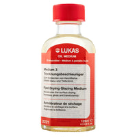 Бързосъхнещ гланцов медиум за маслени бои LUKAS Medium 3 125 ml