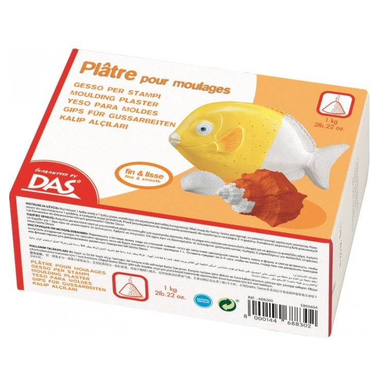 Бързосъхнеща маса за моделиране DAS Moulding Plaster 1 кг — изображение 1